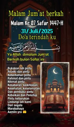 Malam Jum'at berkah 