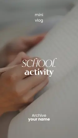 school activity vlog