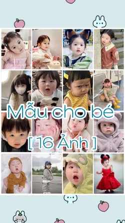 Mẫu cho bé 16 ảnh