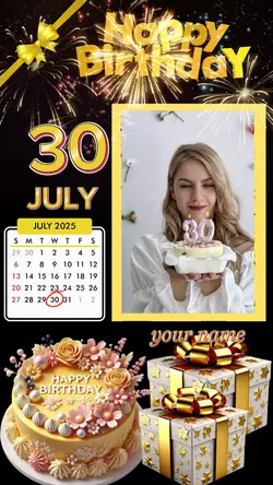 Birthday 30 JULY 