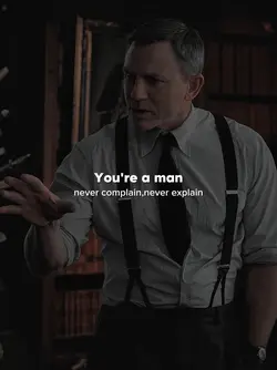 You're a man