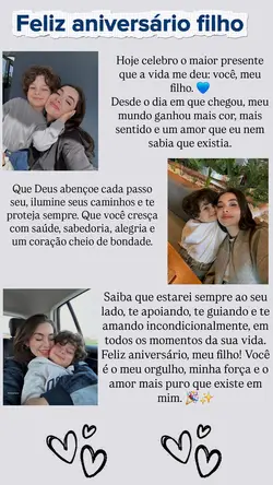parabéns filho