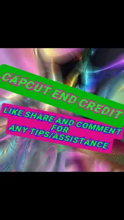 End credits template