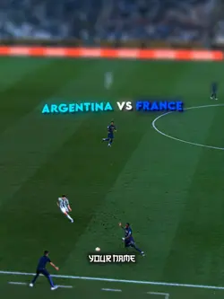 ARGENTINA VS FRANCE