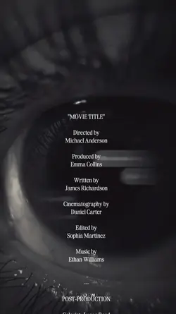 outro credits film |
