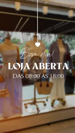 LOJA ABERTA!