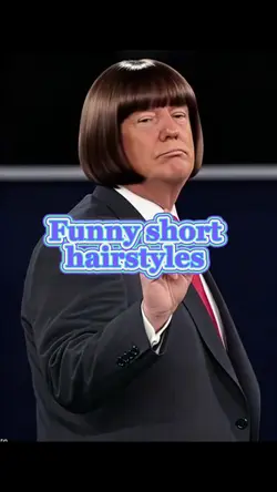 Funny short hair