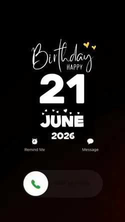 Hbd 21 June 2026 