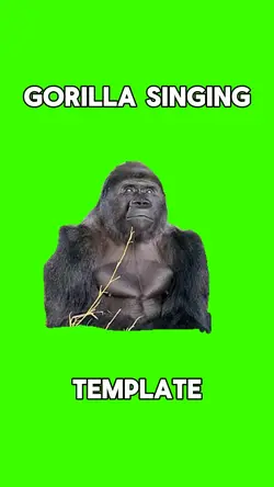 Gorilla singing