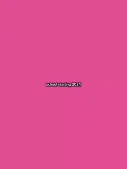 school starting 