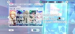 Pjsk gameplay