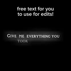 free text I made.