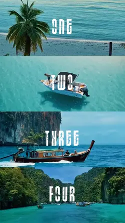 one two three four
