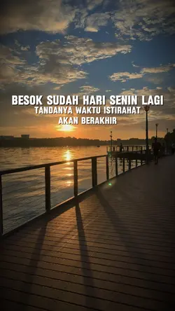 besok udah Senin lgi