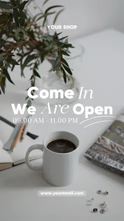 We Are Open