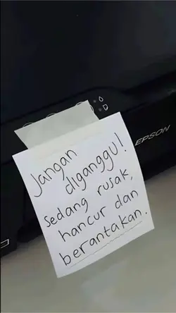 jangan di ganggu 
