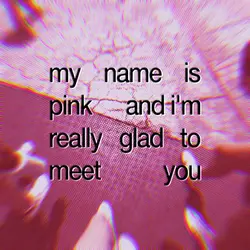 my name is pink