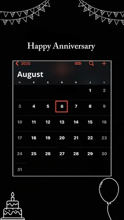 anniv 6 august 2025