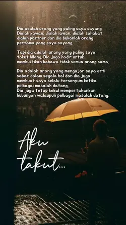 Aku takut