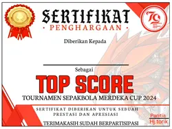 sertifikat top score