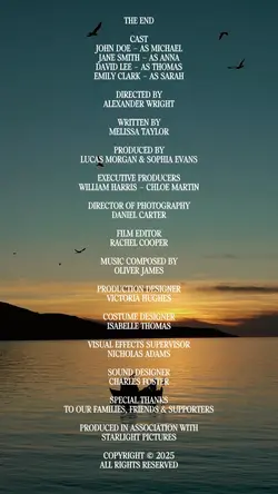 THE CREDITS FILM