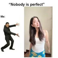 Nobody is perfect 