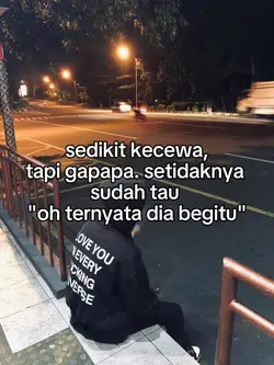 sedikit kecewa