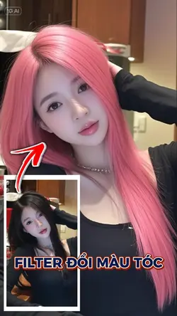 Đổi màu tóc AI