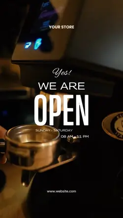 We Are Open