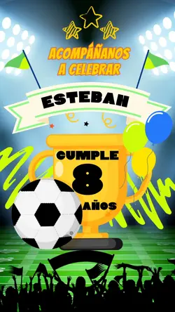 Invitación futbol 