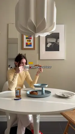 You can eat later