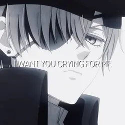 I want u crying 4 me
