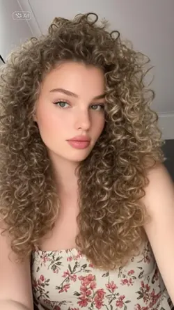 curly hair effect