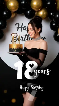 Birthday 18 years
