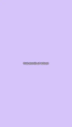 Last month of schoo