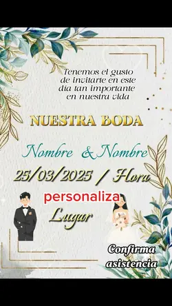 boda invitación 