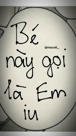 Bé này gọi là em yêu