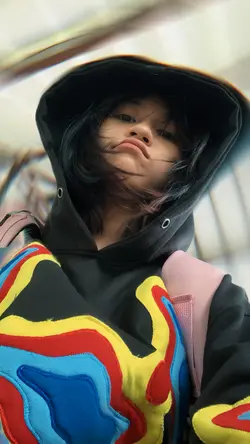 Radial blur effect