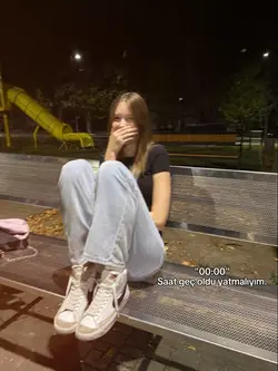 Dün gece böyleydim.