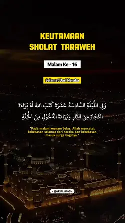 Keutamaan Taraweh