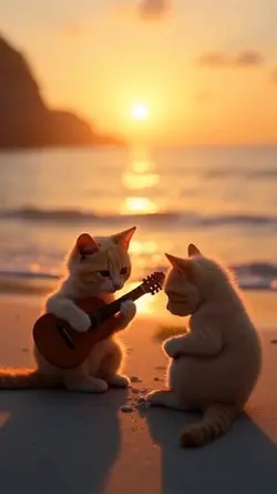 Guitar cat 