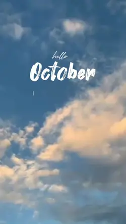 hello October 