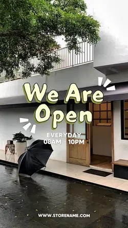 We Are Open 