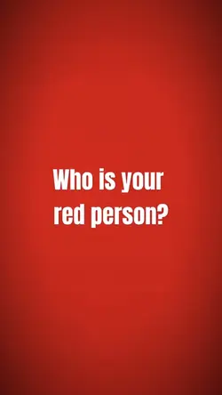 Red person