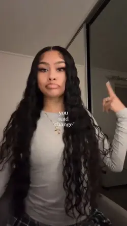 u said "change"