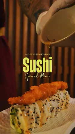 Sushi Menu