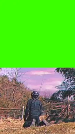 soldier falling