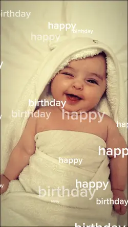 Birthday baby