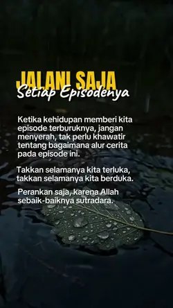 Jalani setiap episod