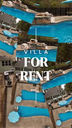 Villa for rent promo